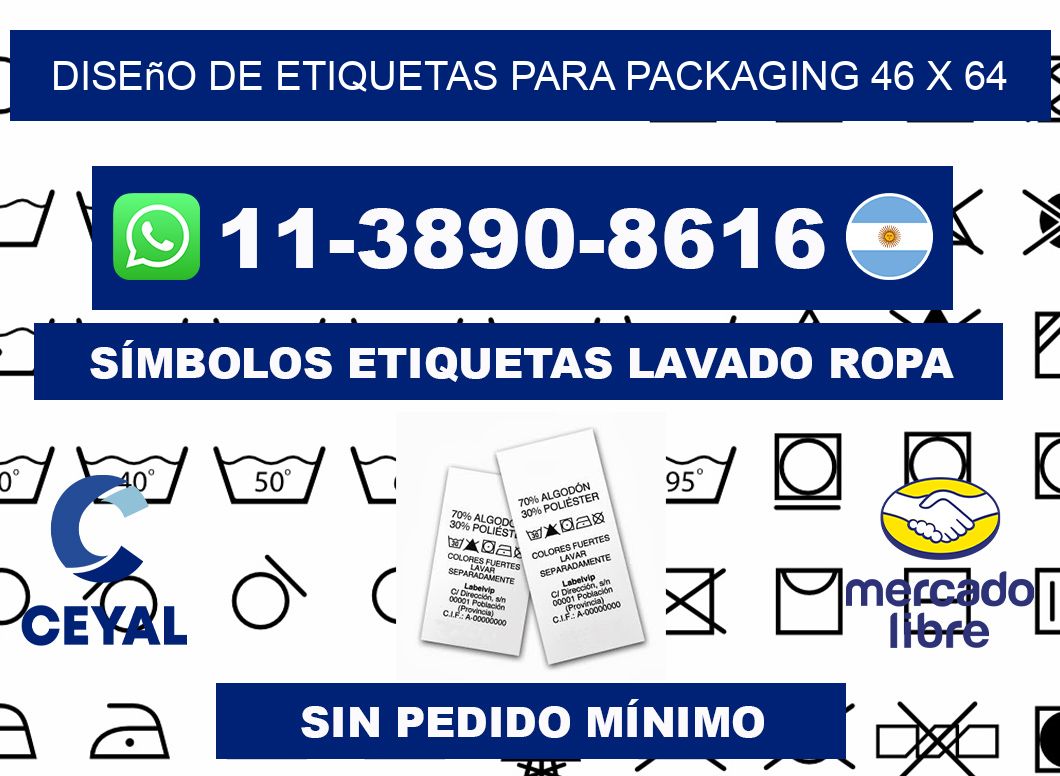 diseño de etiquetas para packaging 46 x 64