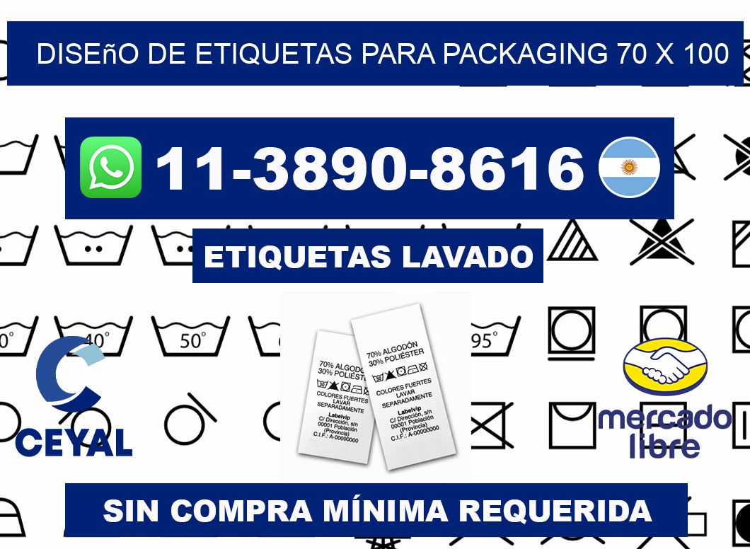 diseño de etiquetas para packaging 70 x 100