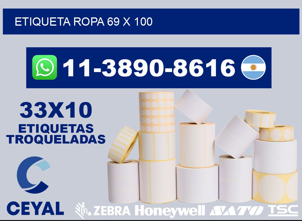 etiqueta ropa 69 x 100
