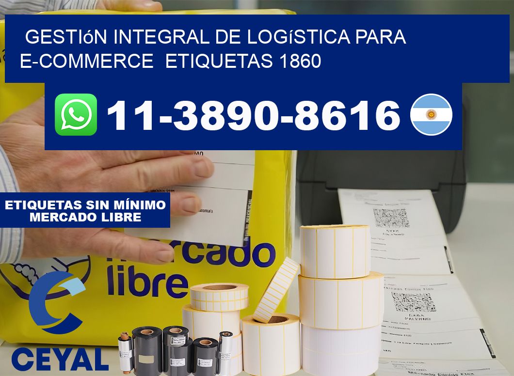 Gestión integral de logística para e-commerce  etiquetas 1860
