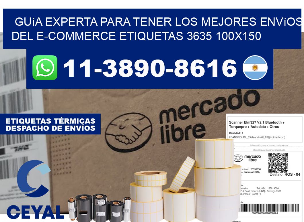 Guía experta para tener los mejores envíos del e-commerce etiquetas 3635 100x150