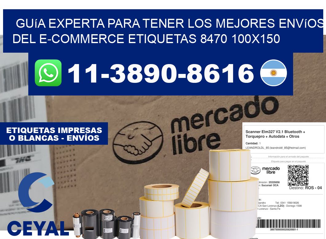 Guía experta para tener los mejores envíos del e-commerce etiquetas 8470 100x150