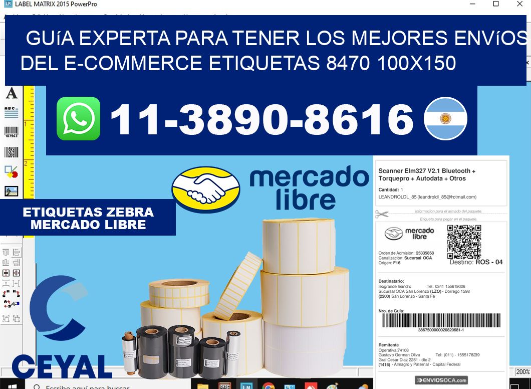 Guía experta para tener los mejores envíos del e-commerce etiquetas 8470 100x150