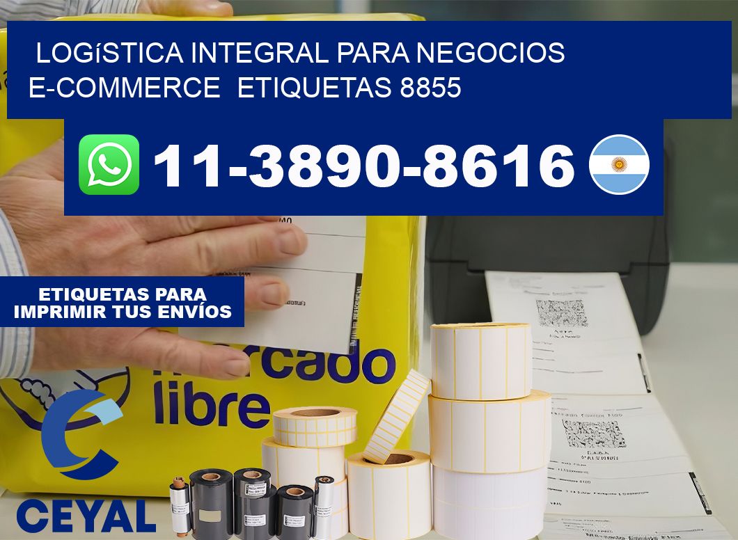 Logística integral para negocios e-commerce  etiquetas 8855