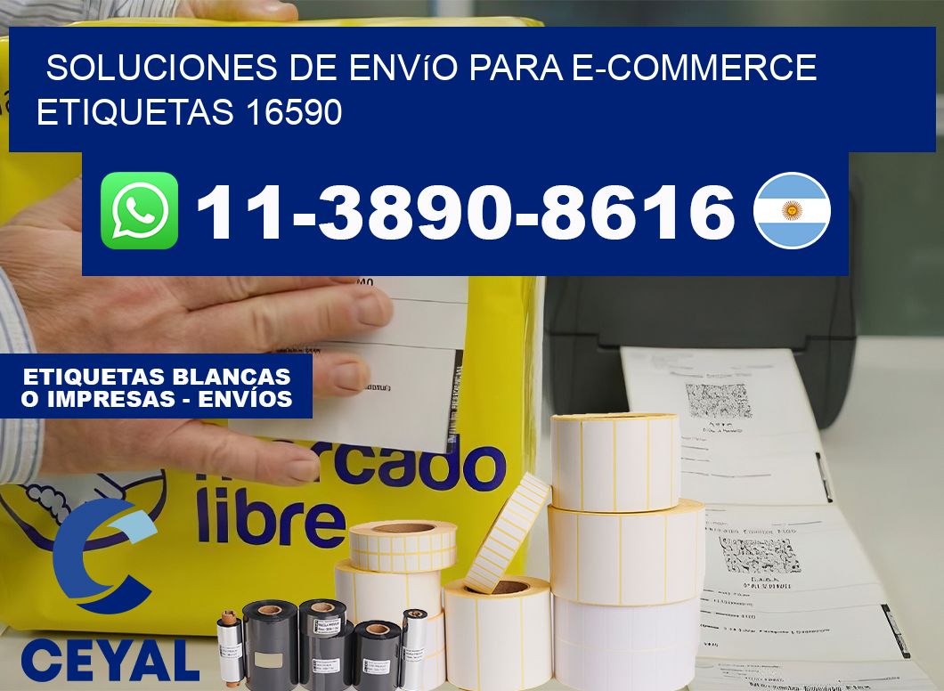 Soluciones de envío para e-commerce  etiquetas 16590