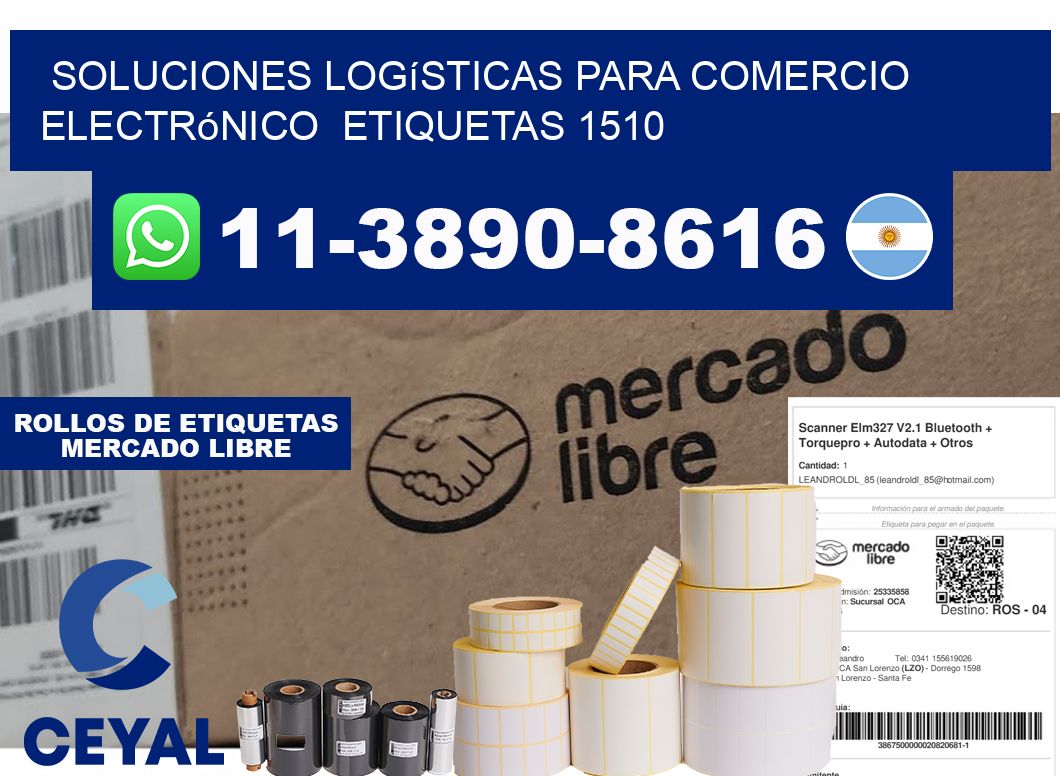 Soluciones logísticas para comercio electrónico etiquetas 1510