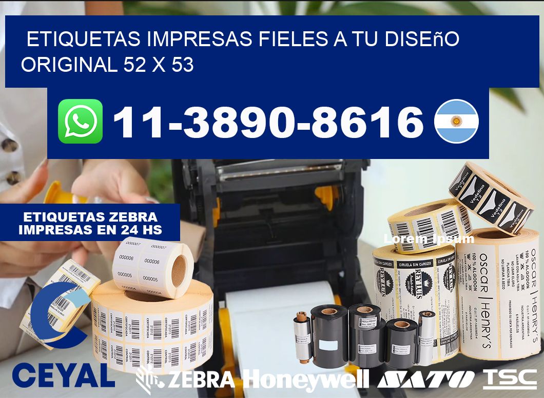 etiquetas impresas fieles a tu diseño original 52 x 53