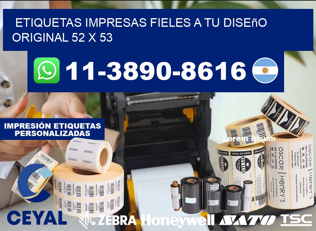 etiquetas impresas fieles a tu diseño original 52 x 53