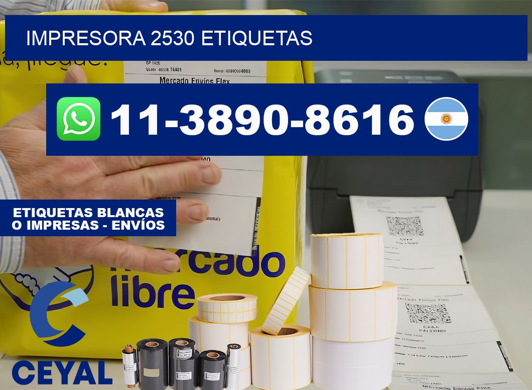 impresora 2530 etiquetas
