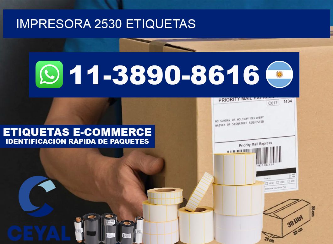 impresora 2530 etiquetas