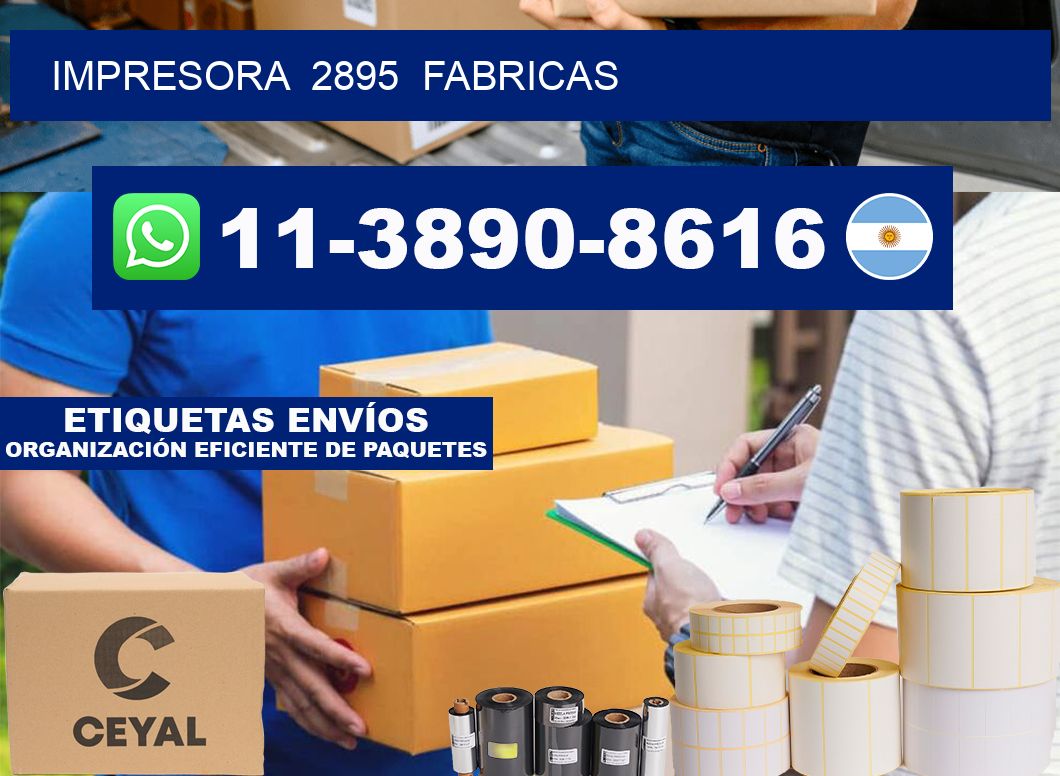 impresora  2895  fabricas