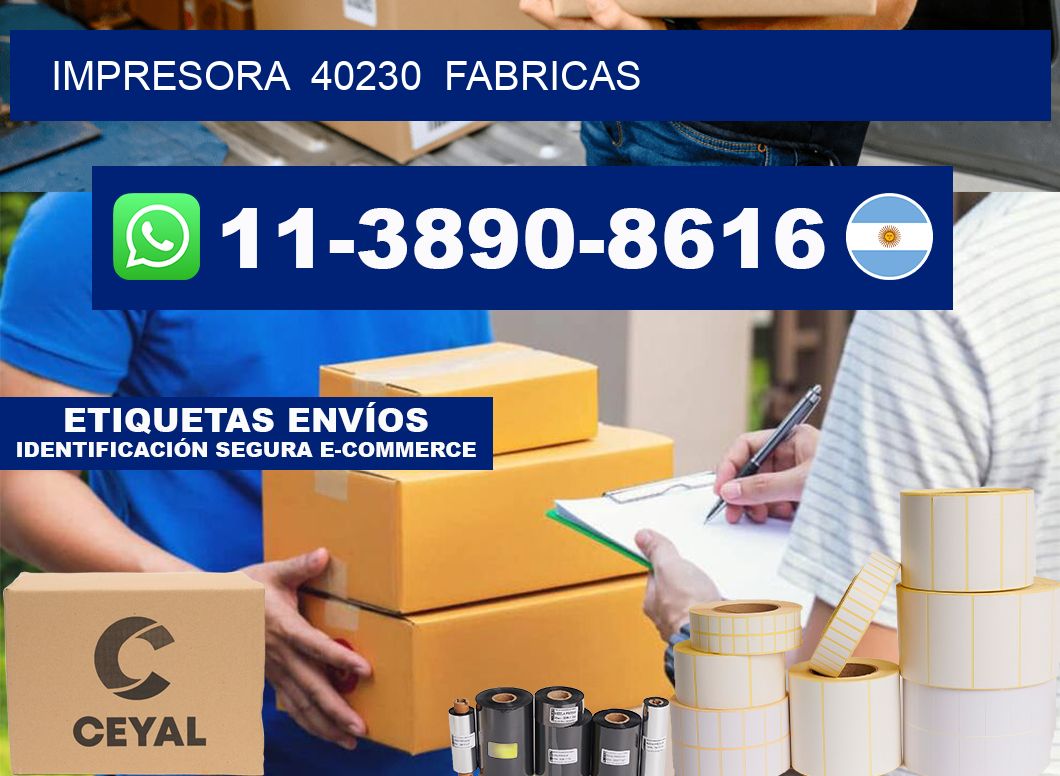 impresora  40230  fabricas