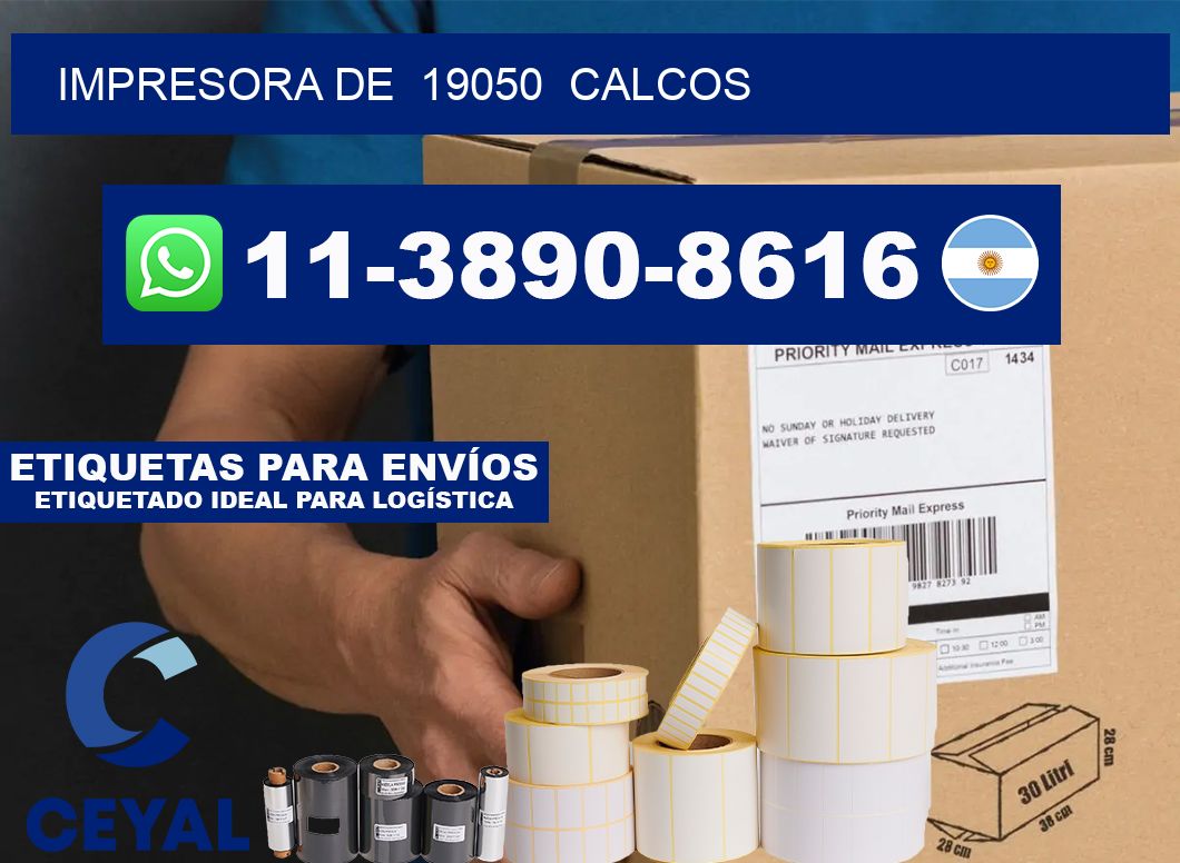 impresora de 19050 calcos