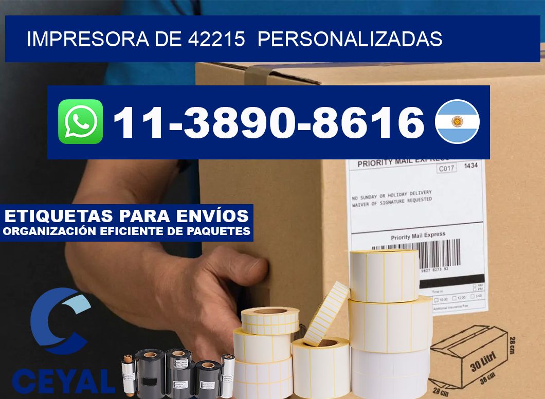 impresora de 42215  personalizadas