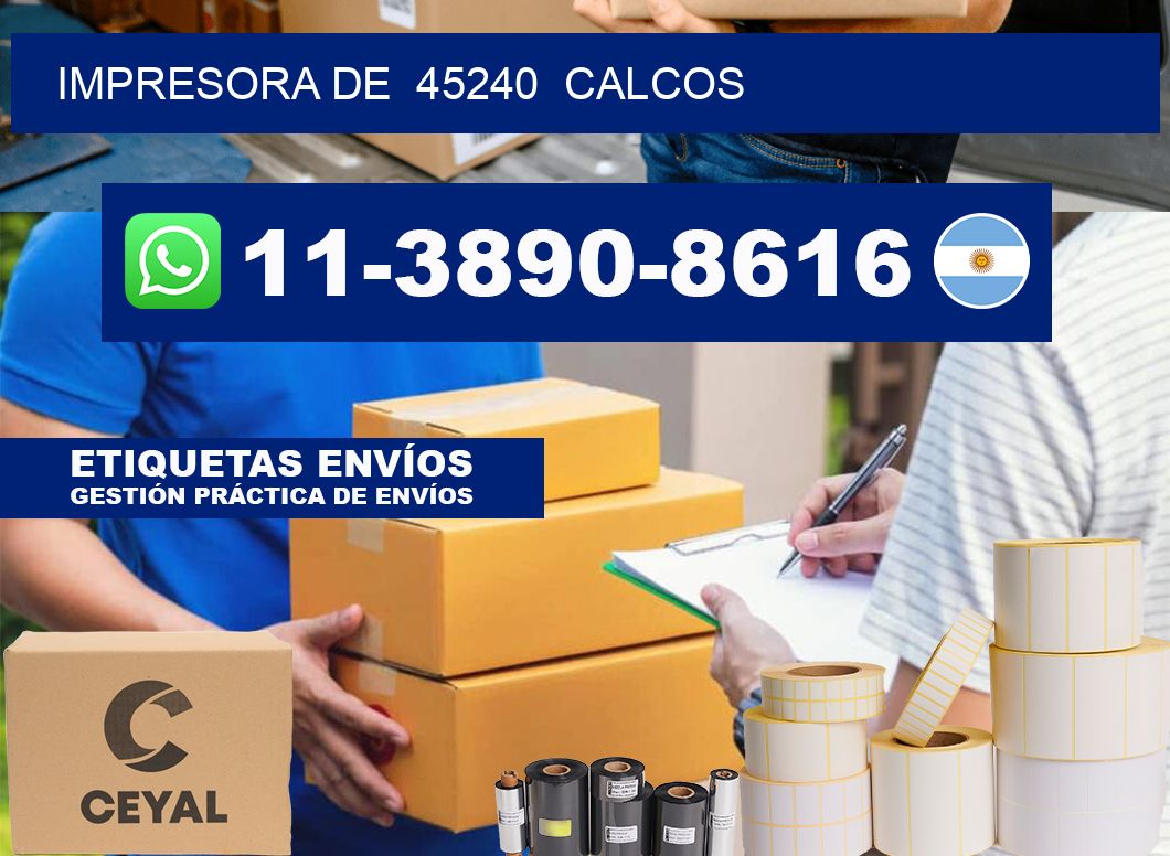 impresora de  45240  calcos