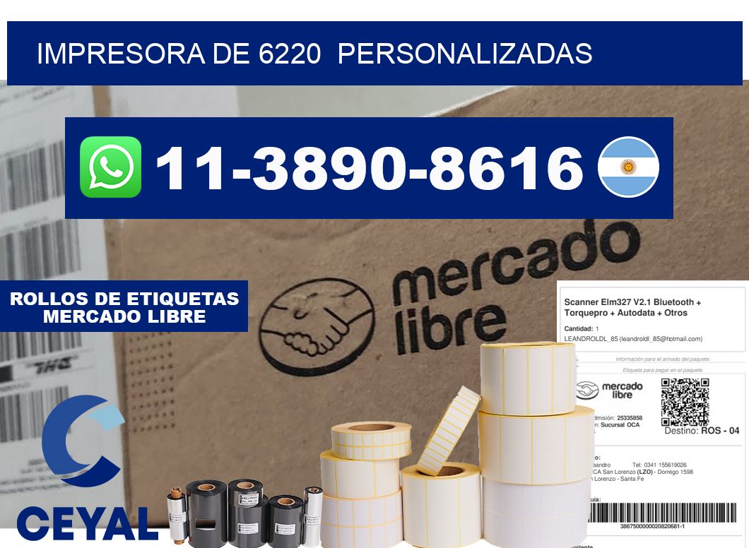 impresora de 6220  personalizadas