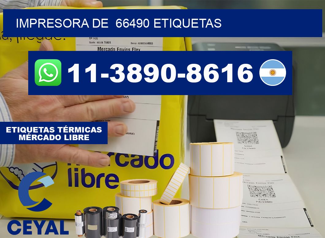 impresora de 66490 etiquetas
