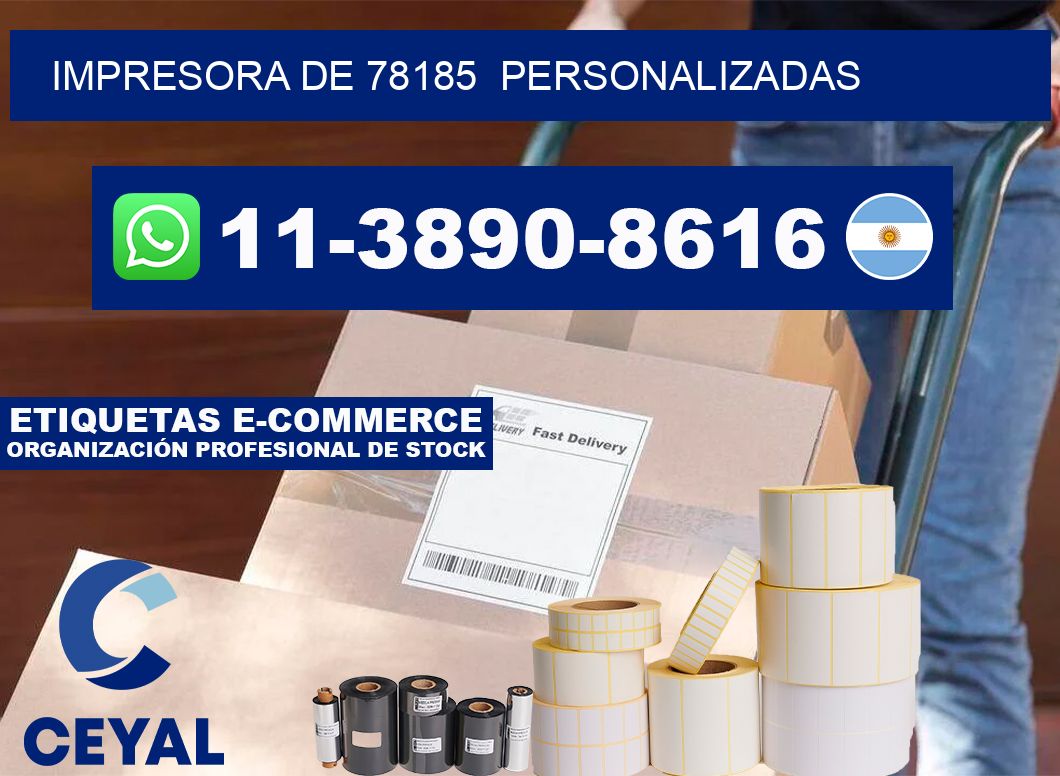 impresora de 78185  personalizadas
