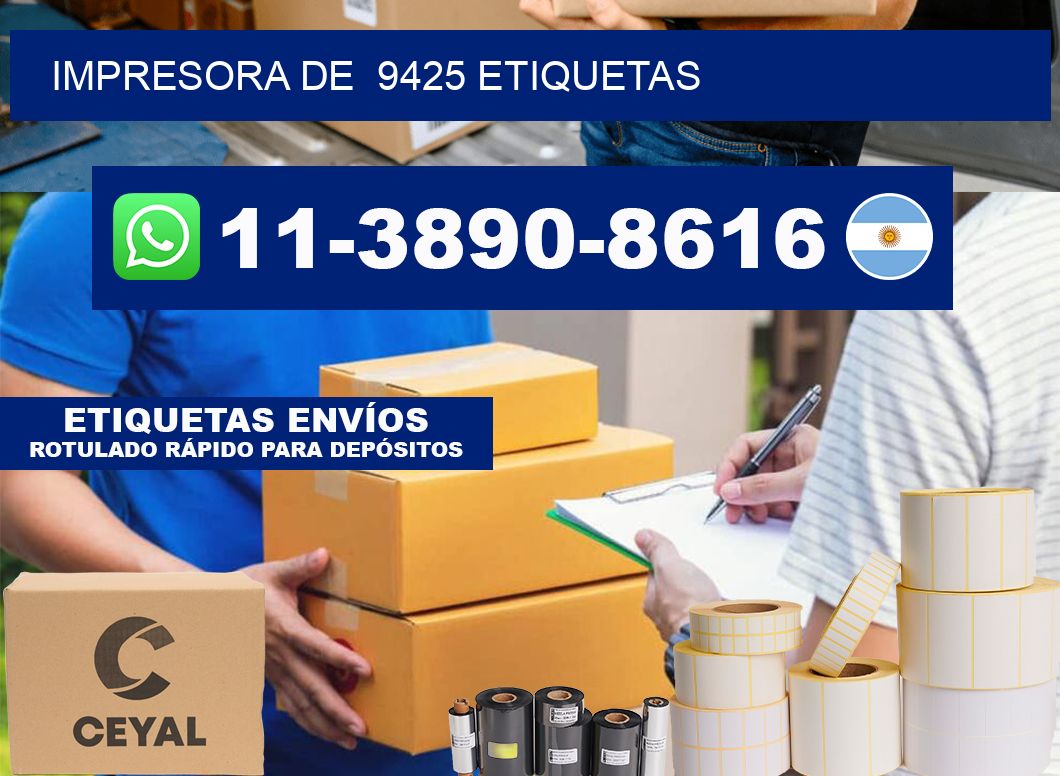 impresora de 9425 etiquetas