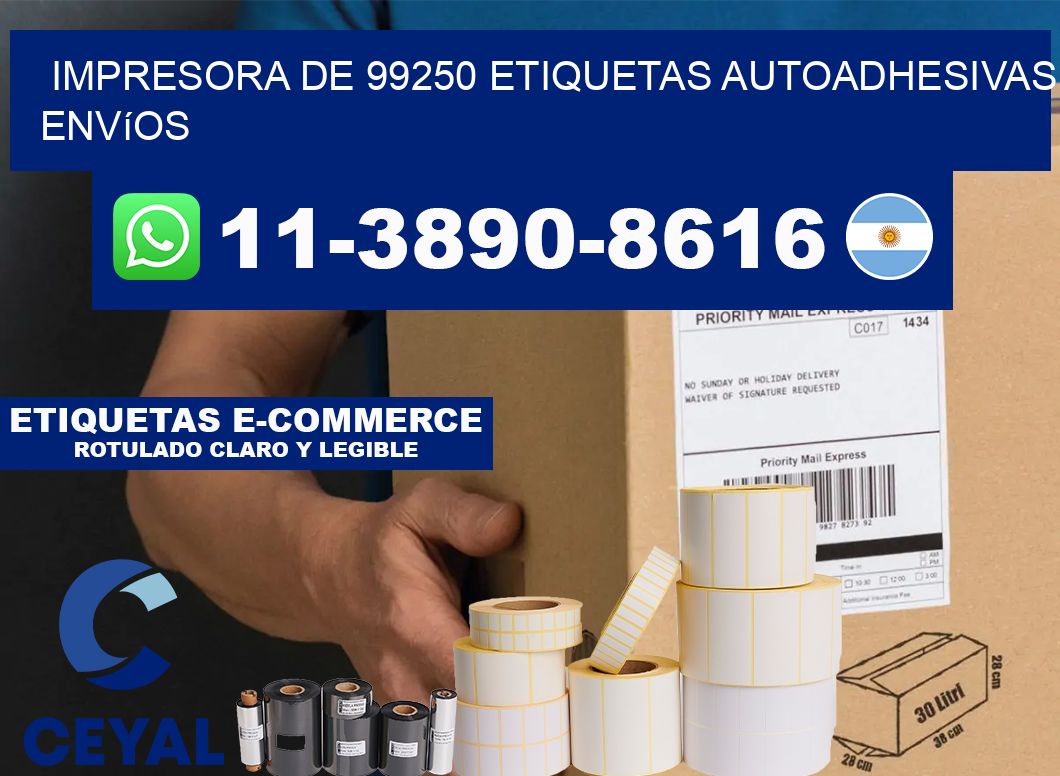 impresora de 99250 etiquetas autoadhesivas envíos