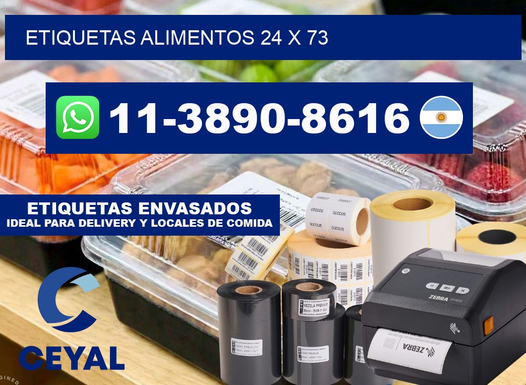 Etiquetas alimentos 24 x 73