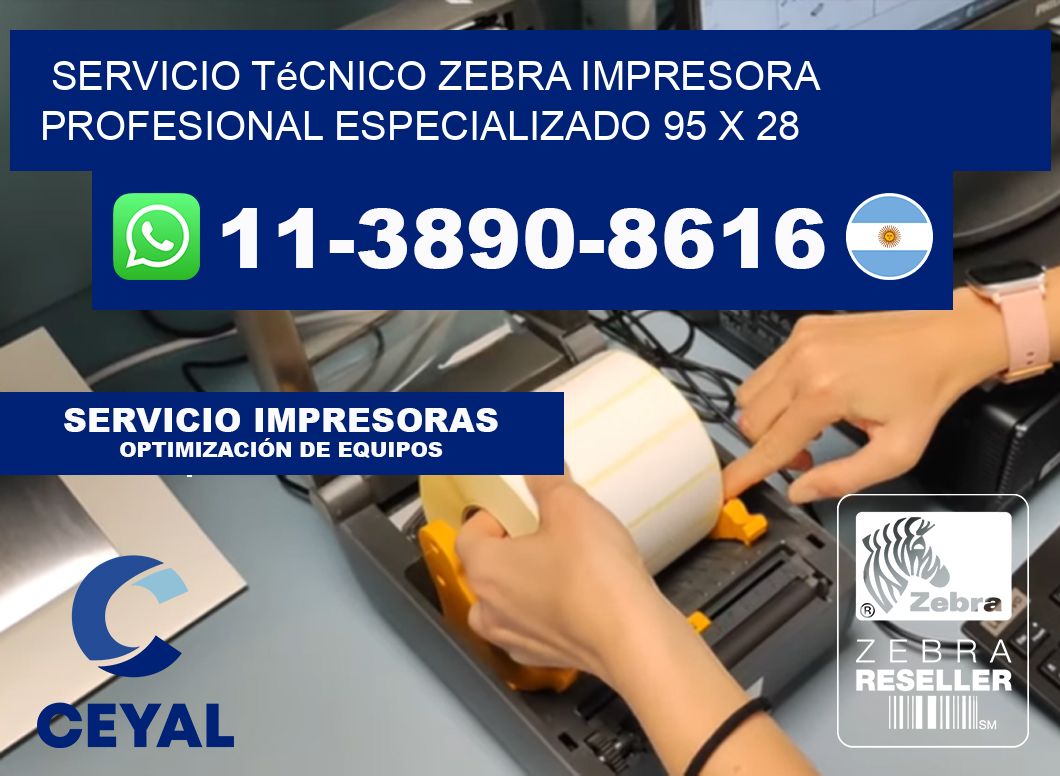 Servicio Técnico Zebra Impresora Profesional Especializado 95 x 28
