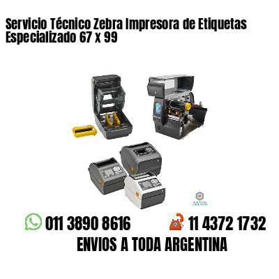 Servicio Técnico Zebra Impresora de Etiquetas Especializado 67 x 99
