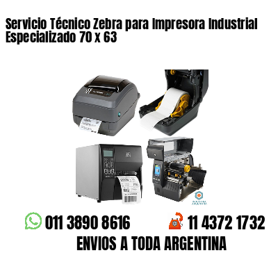 Servicio Técnico Zebra para Impresora Industrial Especializado 70 x 63