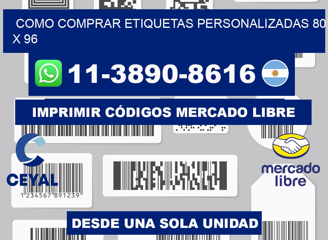 como comprar etiquetas personalizadas 80 x 96