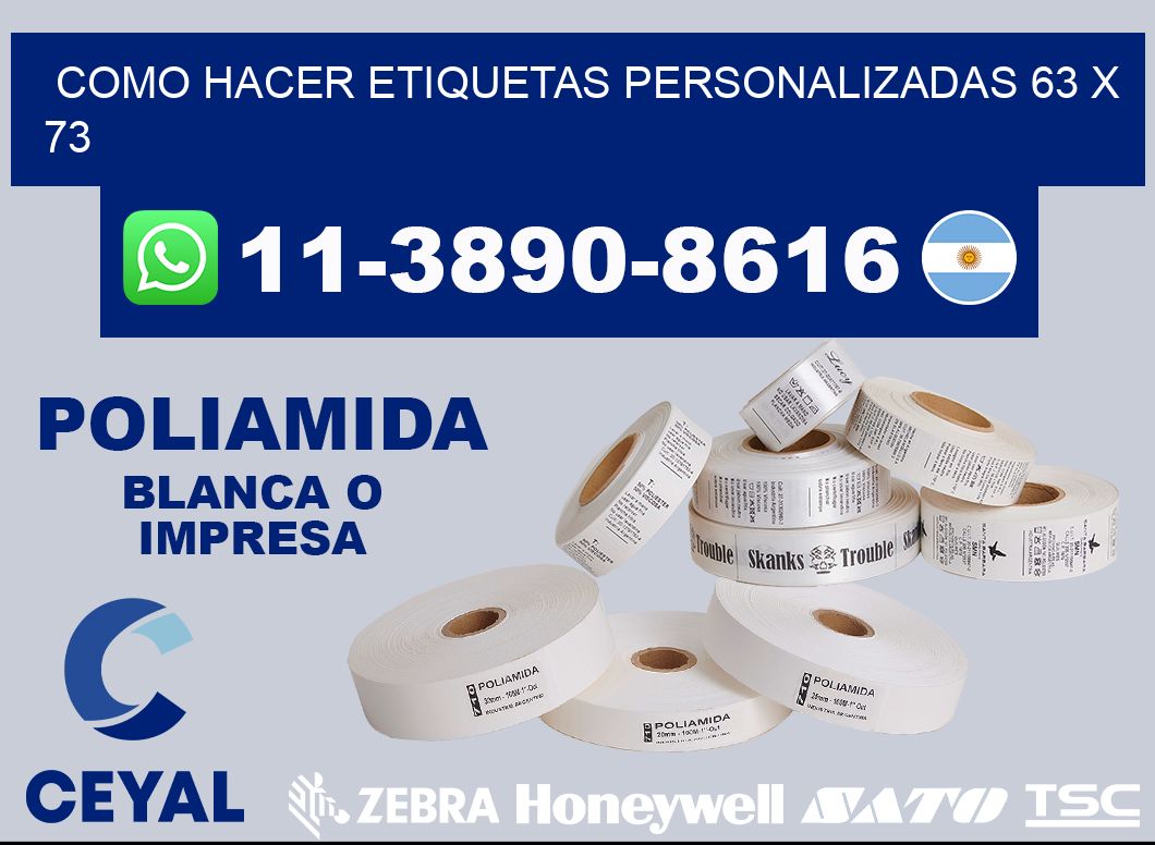 como hacer etiquetas personalizadas 63 x 73