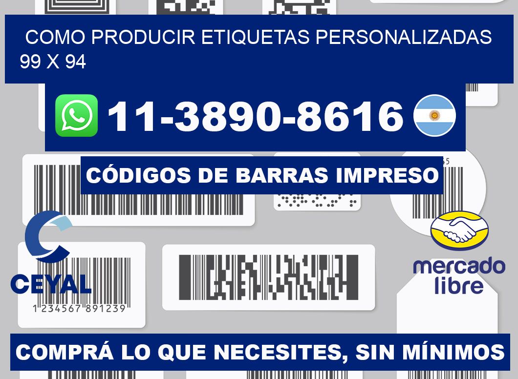 como producir etiquetas personalizadas 99 x 94