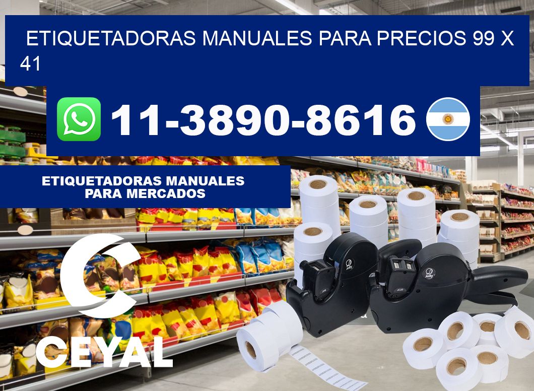 etiquetadoras manuales para precios 99 x 41