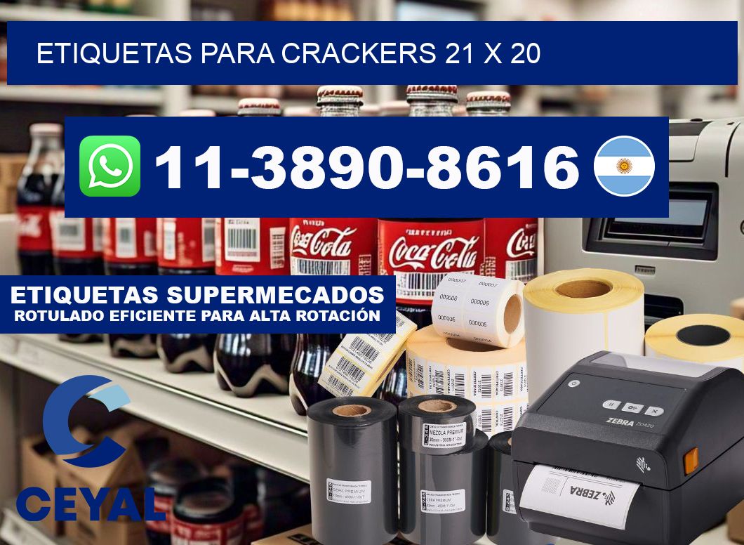 etiquetas para Crackers 21 x 20