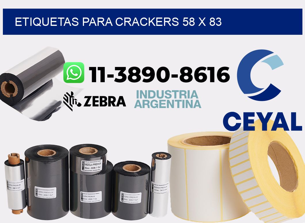 etiquetas para Crackers 58 x 83
