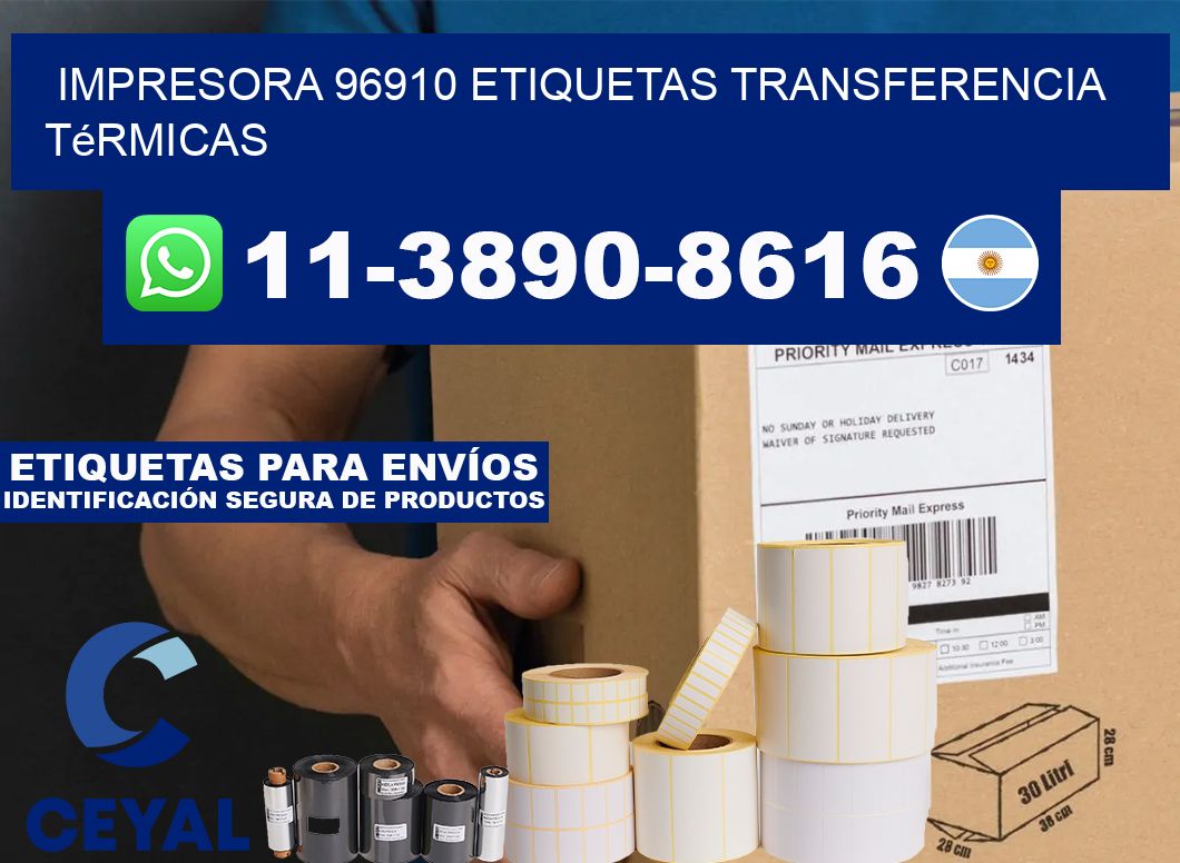 impresora 96910 etiquetas transferencia térmicas