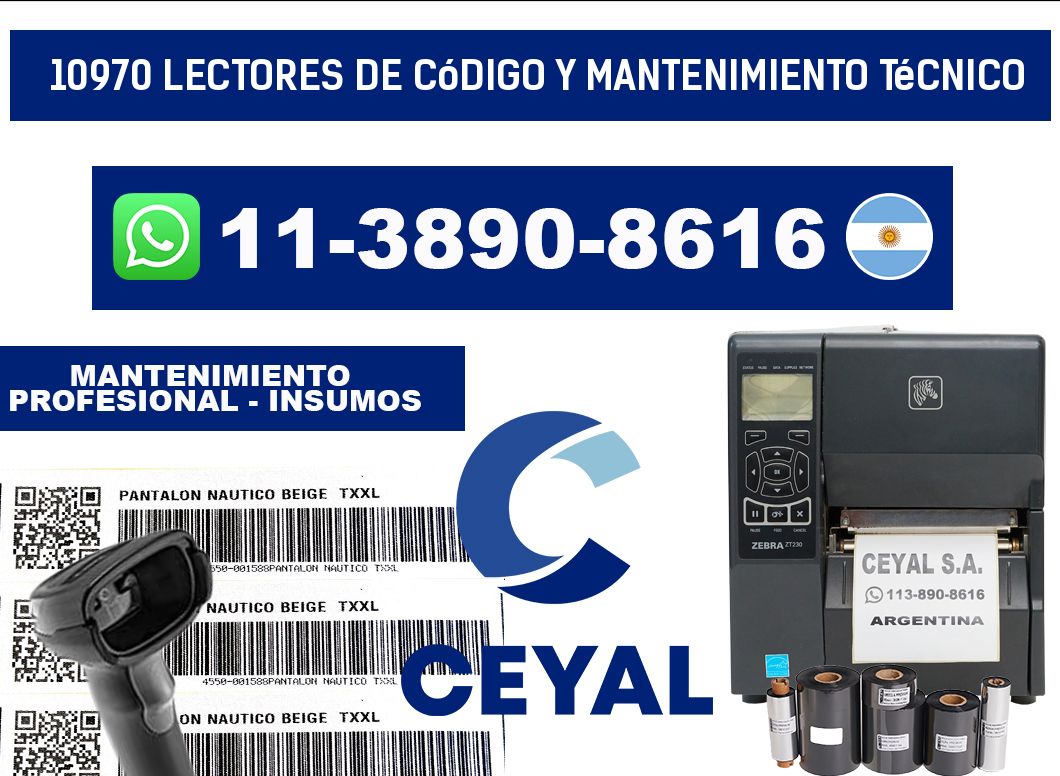 10970 Lectores de Código y Mantenimiento Técnico