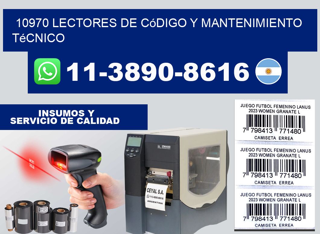 10970 Lectores de Código y Mantenimiento Técnico