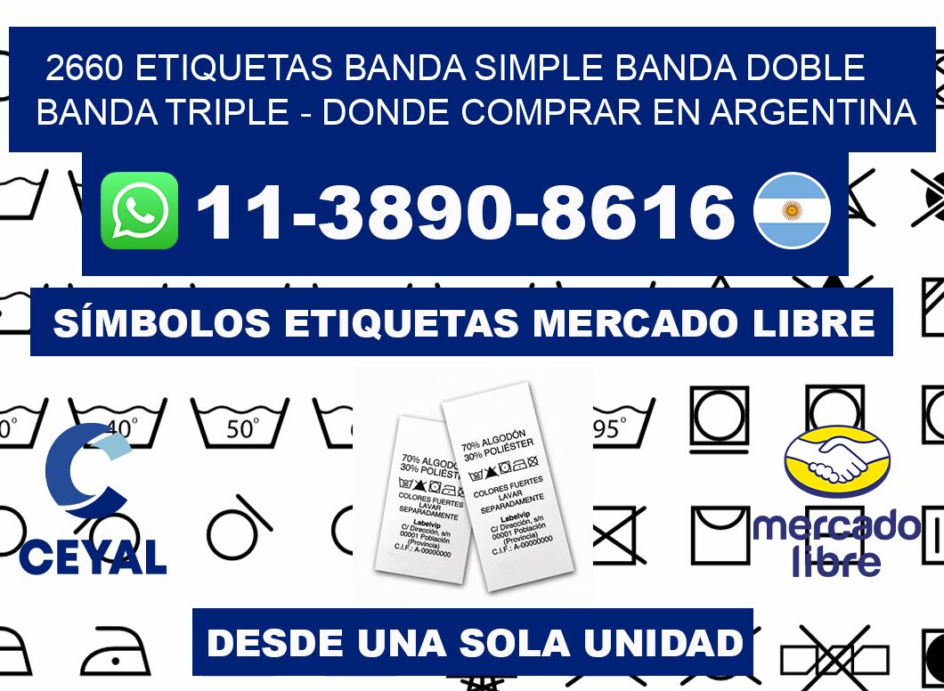 2660 etiquetas banda simple banda doble banda triple - Donde Comprar en Argentina