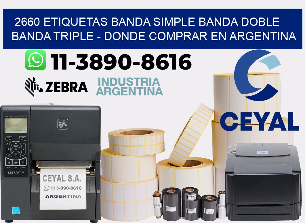 2660 etiquetas banda simple banda doble banda triple - Donde Comprar en Argentina