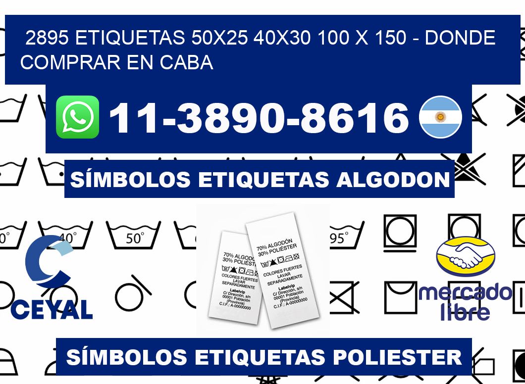 2895 etiquetas 50x25 40x30 100 x 150 - Donde Comprar en Caba