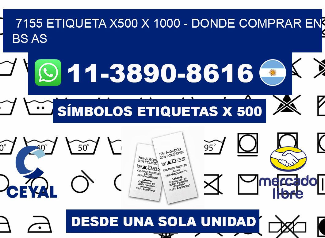 7155 etiqueta x500 x 1000 - Donde Comprar en bs as