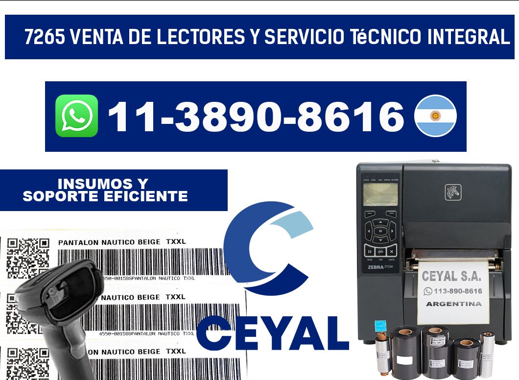 7265 Venta de Lectores y Servicio Técnico Integral