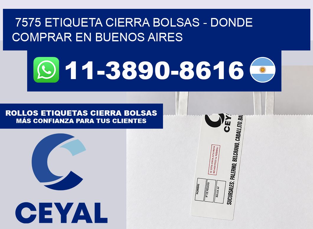 7575 etiqueta Cierra Bolsas – Donde Comprar en Buenos Aires
