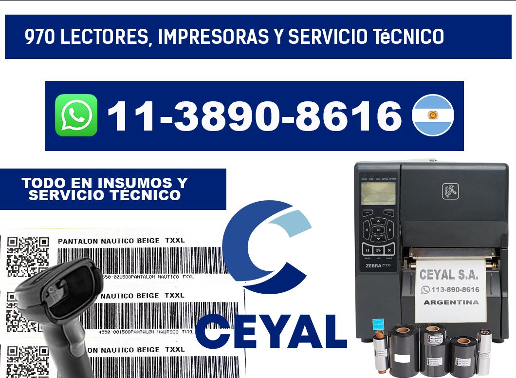 970 Lectores, Impresoras y Servicio Técnico