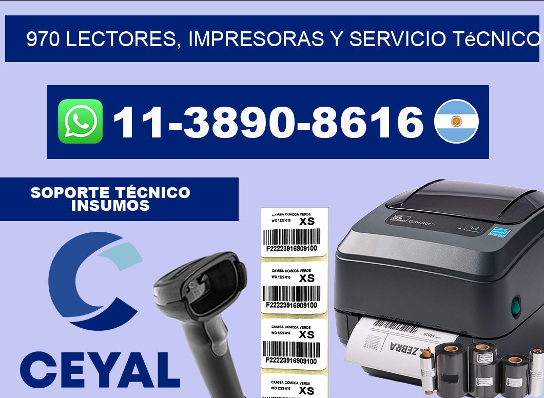 970 Lectores, Impresoras y Servicio Técnico