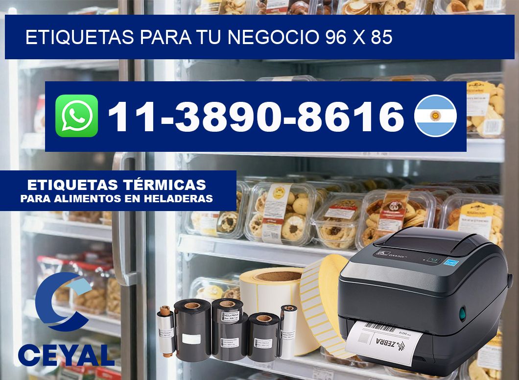 Etiquetas para tu negocio 96 x 85