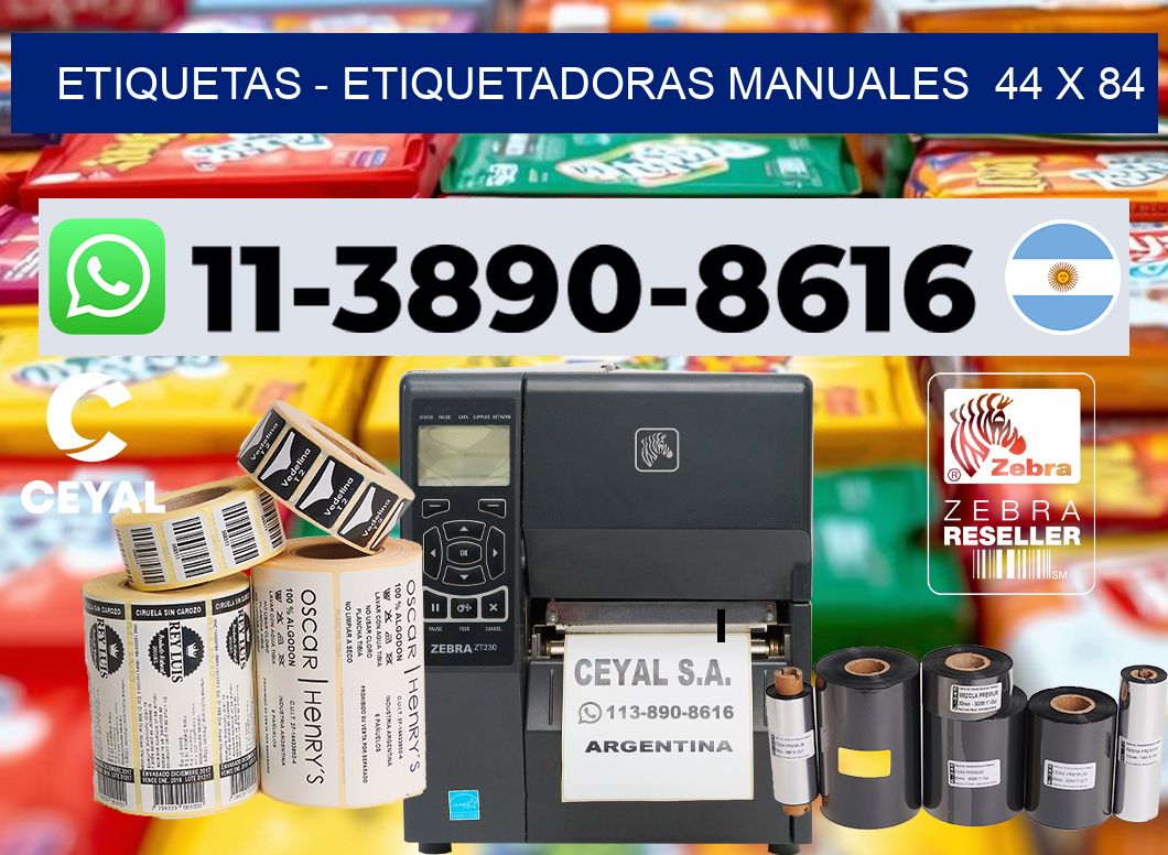 etiquetas - Etiquetadoras Manuales 44 x 84