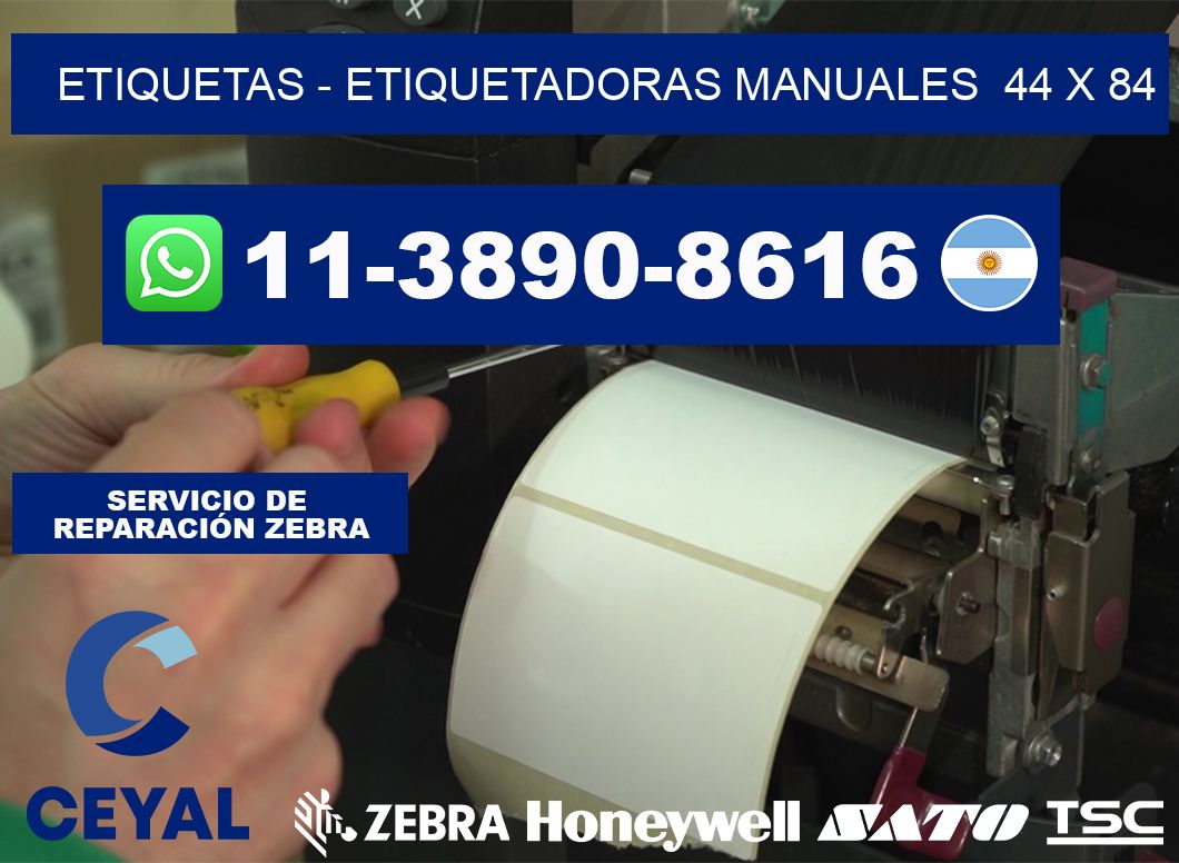 etiquetas - Etiquetadoras Manuales 44 x 84