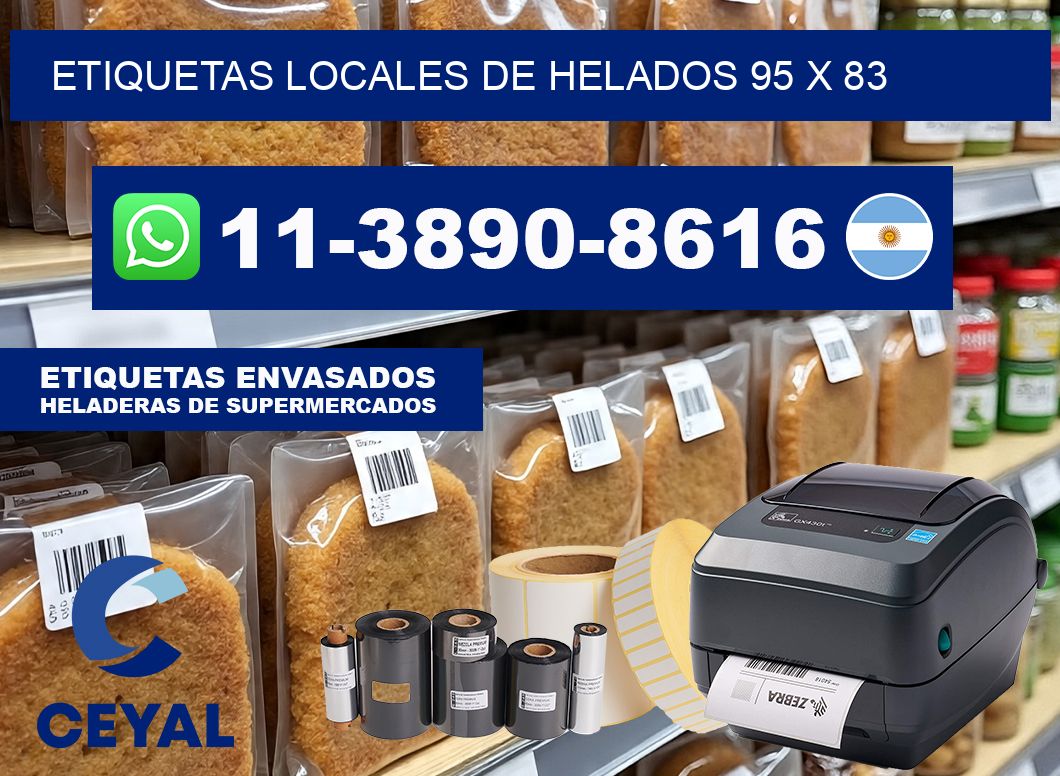 etiquetas locales de helados 95 x 83