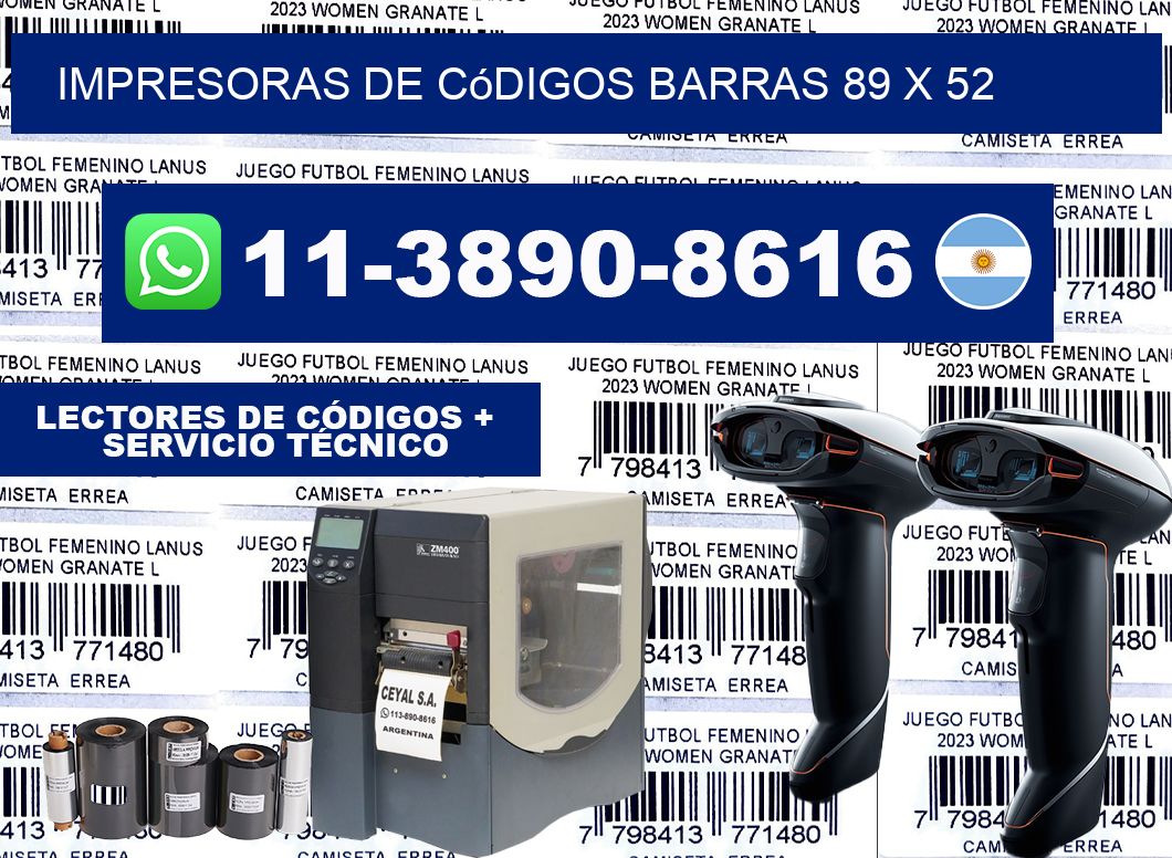 impresoras de códigos barras 89 x 52
